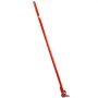 red VEVOR prylever bar with wheels for lifting and moving heavy loads.