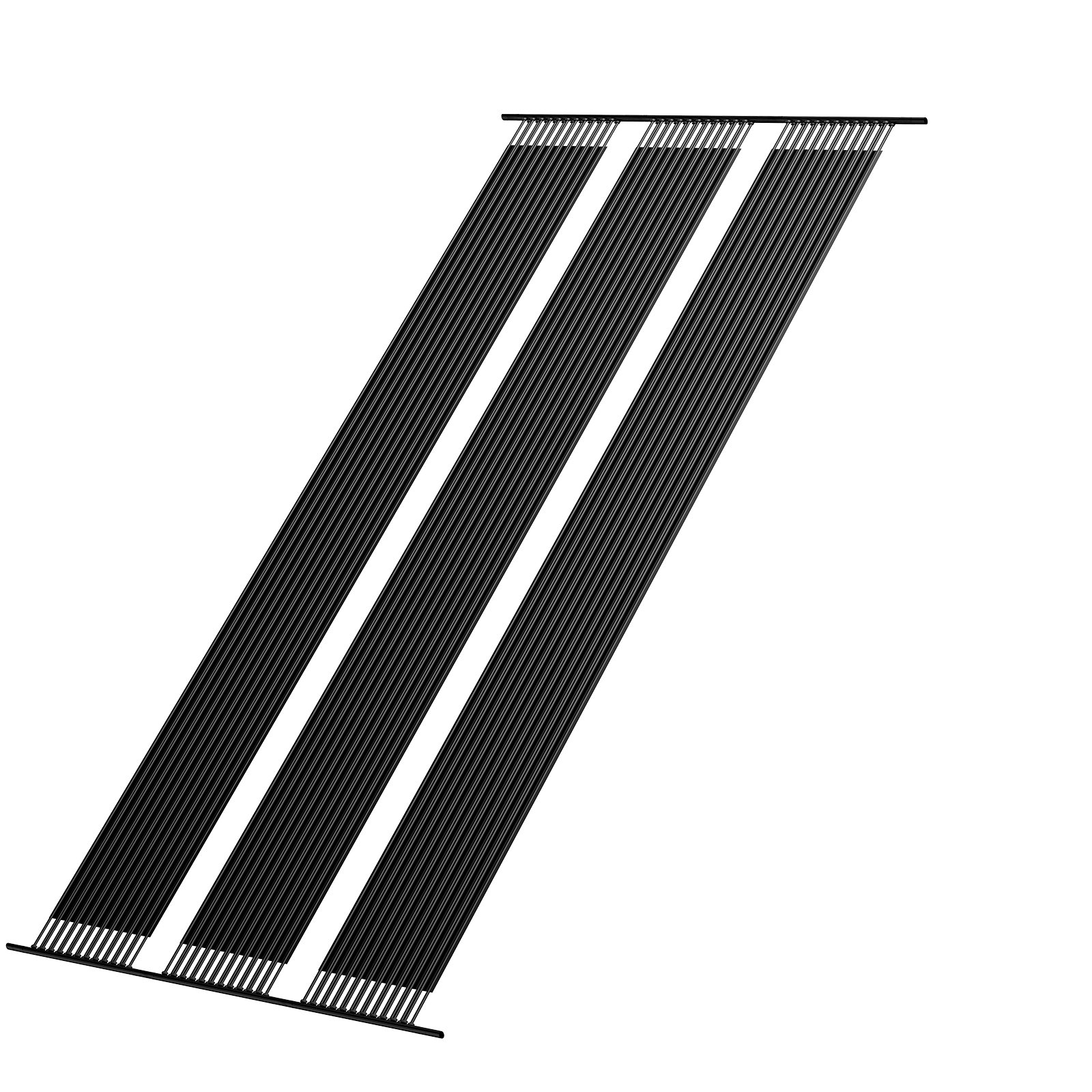 VEVOR Solar Collector Pool Heater, 1235x7340 mm HDPE zwembadverwarmingssysteem, met complete accessoires, zonnepaneel voor zwembaden, verhoogt de watertemperatuur, voor bovengrondse en ingegraven zwembaden