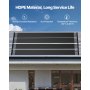 VEVOR Solar Pool Heater, 2,75 x 20 ft HDPE Solar Pool Panel (2 Pack) - Duurzaam en weerbestendig, met complete accessoires, Universeel Solar Pool Panel - Verhoogt de watertemperatuur, voor bovengrondse en ingegraven zwembaden