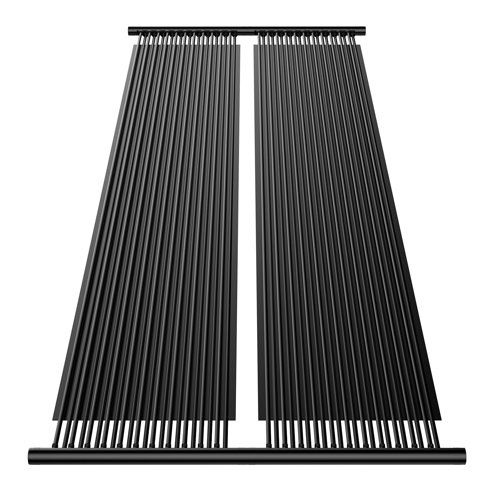 VEVOR Solar Pool Heater, 2,75 x 20 ft HDPE Solar Pool Panel (2 Pack) - Duurzaam en weerbestendig, met complete accessoires, Universeel Solar Pool Panel - Verhoogt de watertemperatuur, voor bovengrondse en ingegraven zwembaden