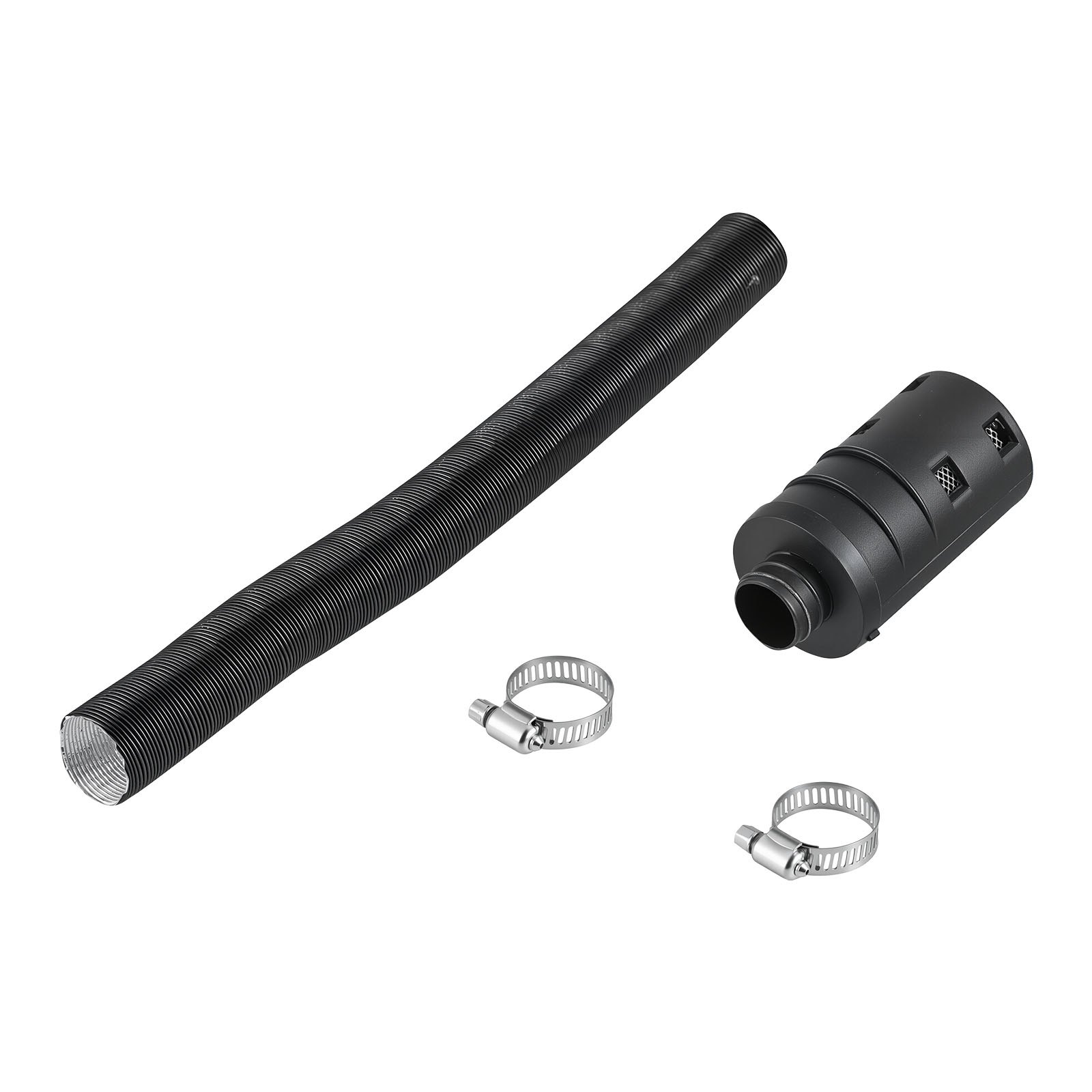 VEVOR Diesel Heater Inlaatpijp Kit, 25 mm Standkachel Leidingbuis, Uitbreidbare & Buigbare Luchtinlaatfilter Demperslang Kit voor 2 kW 5 kW 8 kW Luchtverwarmer