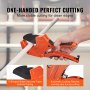 VEVOR PVC Pipe Cutter, 0-2-1/2 inch OD Ratchet PVC Pipe Cutter, Heavy Duty Pipe Cutting Tool with SK5 Replacement Blade for PVC, CPVC, PP-R, PEX, PE and Rubber Hoses