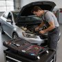 VEVOR drukverliesmeter voor motorcilinders, manometer (0-700 psi), lekmeter (0-100 psi), cilinderdrukmeter met 4 adapters, compressietestkit voor auto's, druktesten en lekmeting