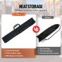 VEVOR feather flag pole kit storage comparison with layered storage vs thin storage bag.