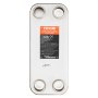 VEVOR warmtewisselaar, 127 x 305 mm, 30 platen, gesoldeerde platenwarmtewisselaar, koper/316L roestvrij staal water-water warmtewisselaar voor vloerverwarming, warmwaterverwarming, sneeuwsmelten, bierkoeling