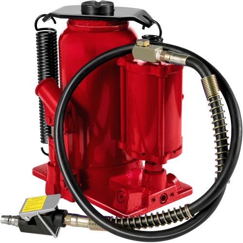 VEVOR 20 T-fleskrik Rode auto Hydraulische krik Hydraulische krikwagen voor reparatie van autotrucks