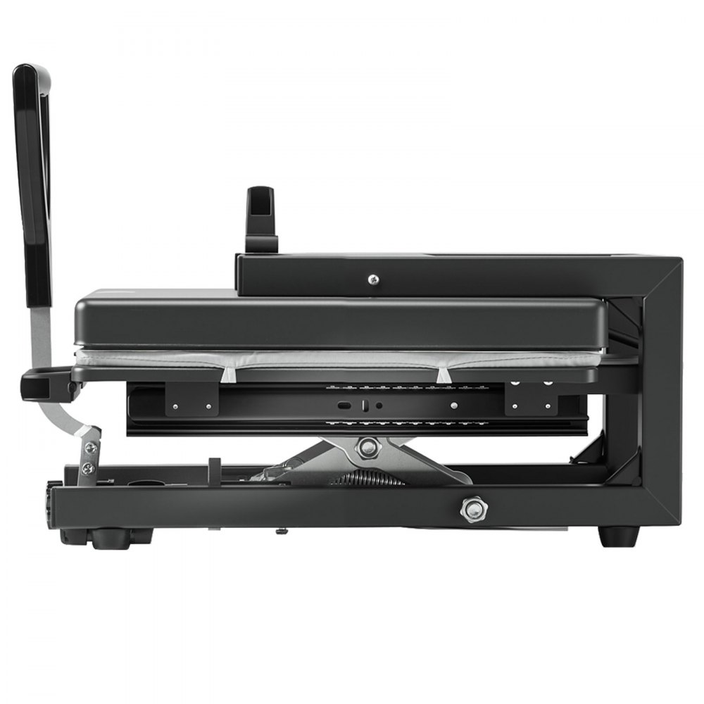 VEVOR Heat Press 38 x 38 cm 8 in 1 Multifunctioneel, Snelle en gelijkmatige verwarming, Heat Press Machine Sublimatiepers Heat Press voor T-shirts/Bekers/Mokken/Petten/Borden, Zwart