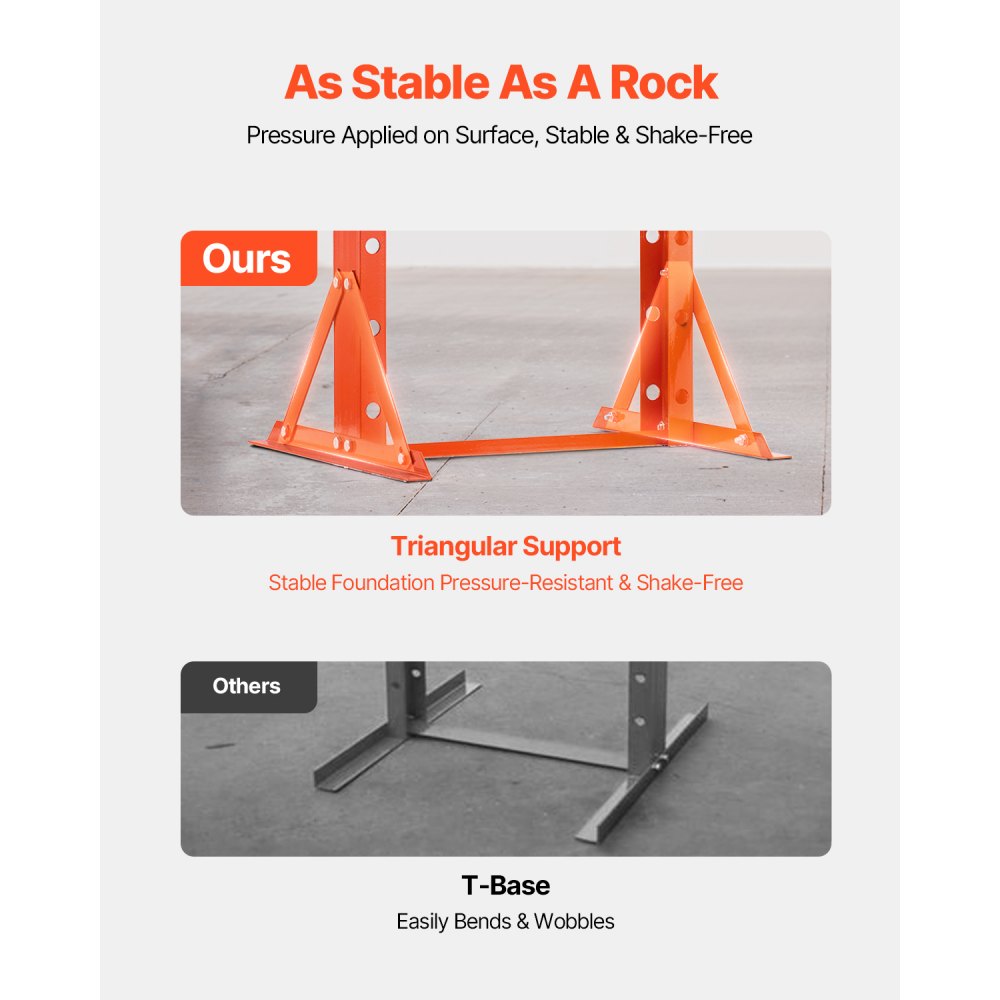 VEVOR 20 t hydraulische werkplaatspers (H-frame) met persplaat en driehoekige ondersteuning, regelbare hydraulische pers met overdrukventiel (max. cilinderslag 145 mm), voor buigen, richten en ponsen