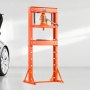 VEVOR hydraulische werkplaatspers 20 t (H-frame) met persplaat en driehoekige steun, verstelbare hydraulische pers met overdrukventiel (max. cilinderslag 145 mm), voor buigen, richten en ponsen.