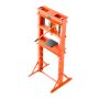 VEVOR hydraulische werkplaatspers 20 t (H-frame) met persplaat en driehoekige steun, verstelbare hydraulische pers met overdrukventiel (max. cilinderslag 145 mm), voor buigen, richten en ponsen.