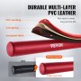 VEVOR Wall Mount Boxing Reflex Bar, Boxing Speed ​​Trainer Boxing Spinning Bar met handschoenen, Wandmontage trainingsapparatuur voor bokstraining, kickboksen, MMA, stressverlichting en fitness Zwart en rood