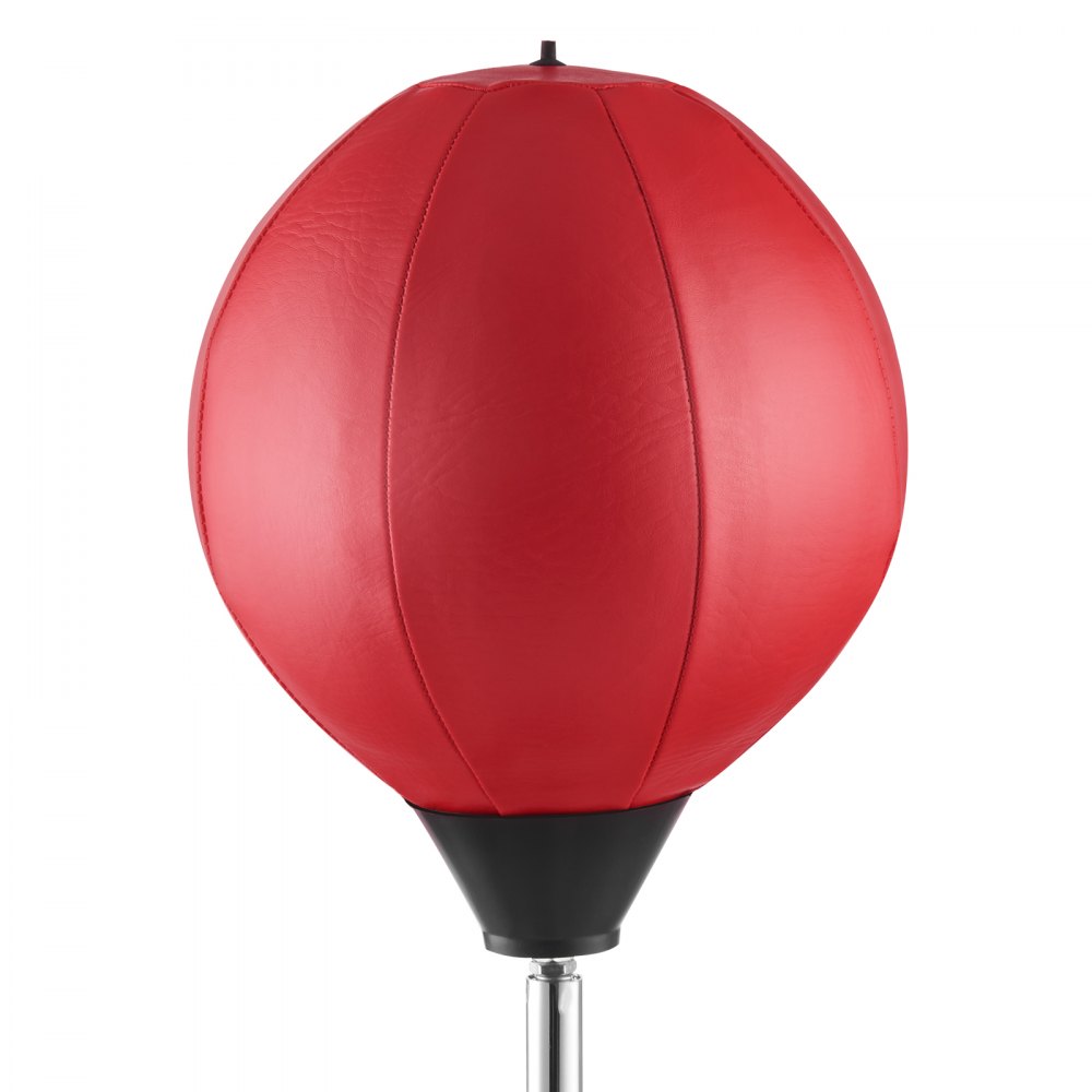 VEVOR bokszakset, reflexbokszak voor kinderen en volwassenen, in hoogte verstelbare bokszakset met bokshandschoenen en standaard, workout speedbag voor training in de thuisgym 43 x 43 x 146 cm