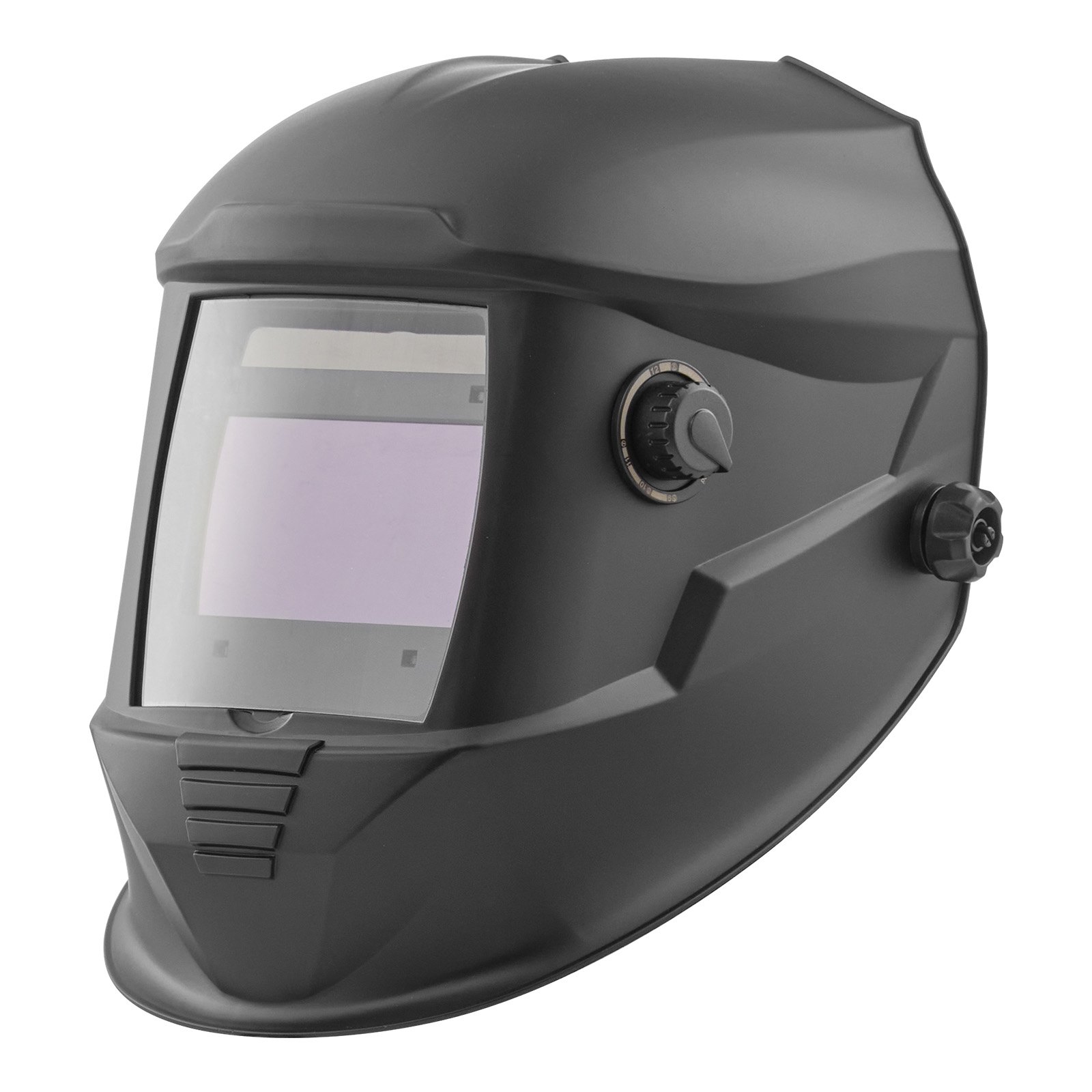 VEVOR Welding Helmet Auto Darkening, 100 x 59.4 mm True Color Welding Hood, Solar-Powered Welder Mask with 4 Arc Sensors, Wide Shade 4/5-9/9-13 for TIG MIG ARC Weld Grinding Cutting - METIS Series