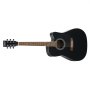 VEVOR Electro Acoustic Guitar Cutaway Solo Beginnerskit 1041,4 mm (41 inch) Zwart
