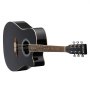 VEVOR Electro Acoustic Guitar Cutaway Solo Beginnerskit 1041,4 mm (41 inch) Zwart