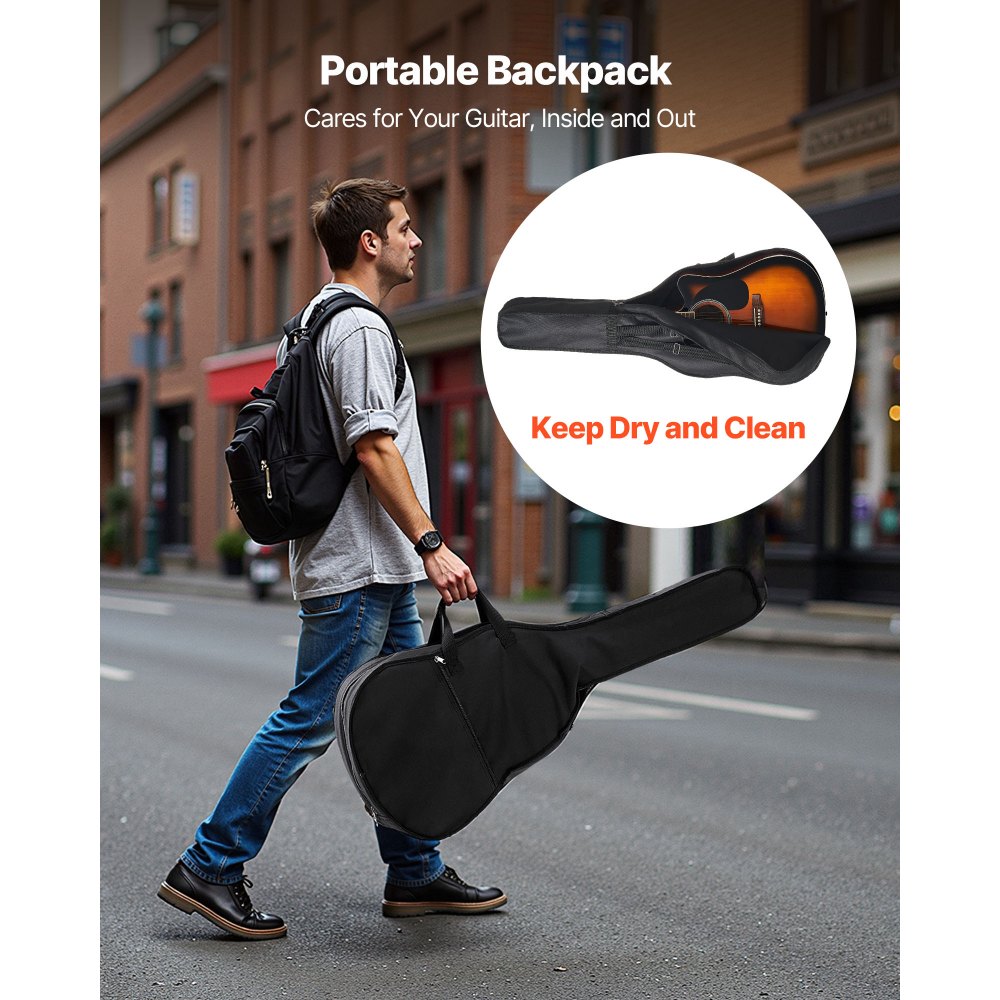 VEVOR Elektrische akoestische gitaar Cutaway Beginner 1041,4 mm (41 inch) Volwassen Sunburst