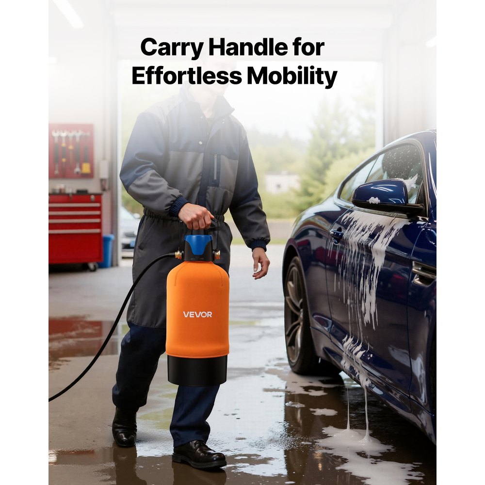 VEVOR Deionized Water System for Car Wash, Spotless Car Wash Water System with 10L DI Resin, Bypass Valve & TDS Meter, Spot-Free Deionized Water Filter for Cars RVs Motorcycles Windows