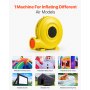 VEVOR Inflatable Blower, 870W&950W, 1.3 HP Bounce House Blower, Pump Commercial Air Blower for Inflatables, 3300RPM Bouncy Castle Electric Air Blower Fan Perfect for Bounce House, Waterslides, Yellow