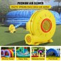 VEVOR Air Blower for Inflatable Bouncy Castle 450W 0.6HP Blower Pump Air Pump