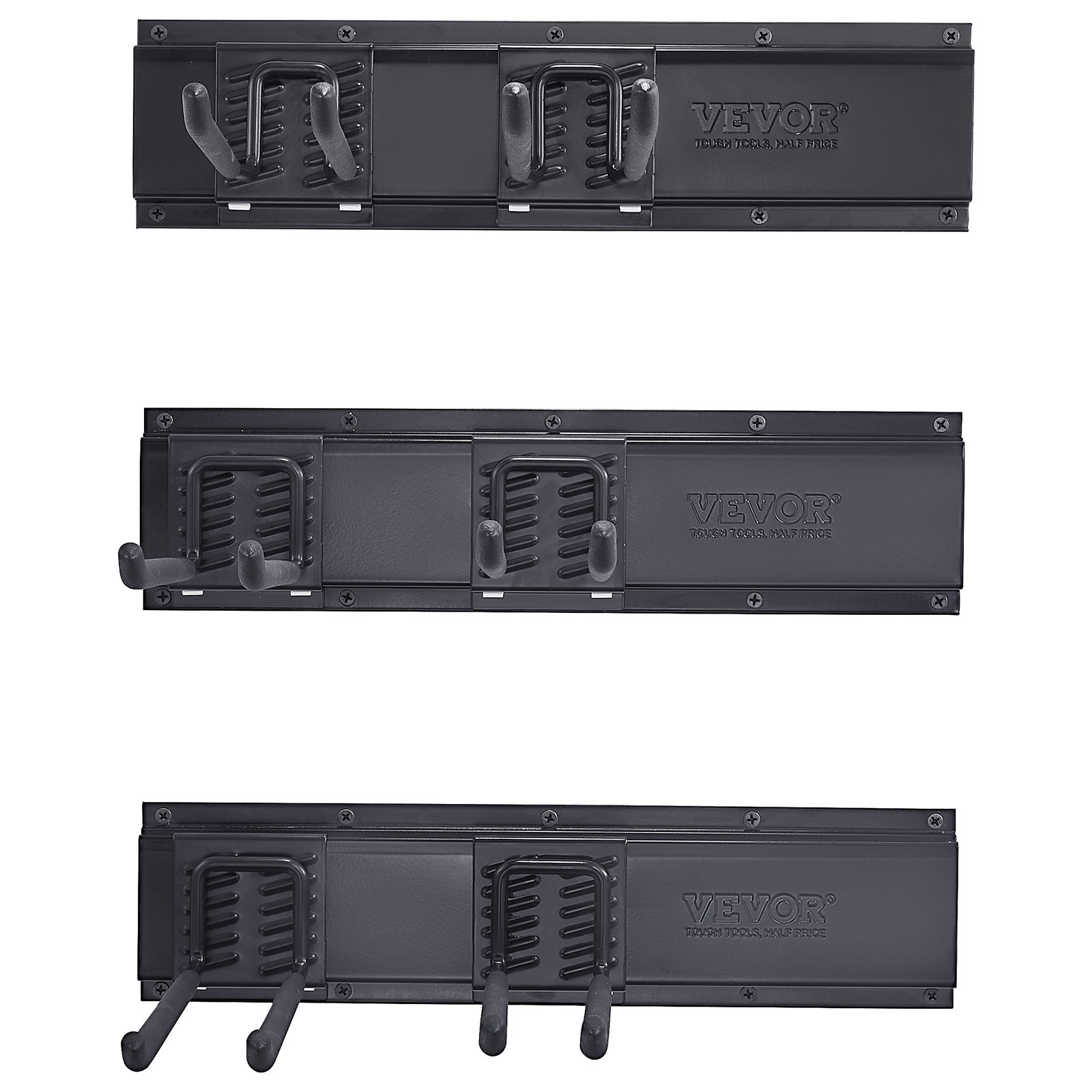 VEVOR apparaathouder 1222 x 100 x 247 mm gereedschapshouder 272 kg garage apparaathaak gereedschapshouder koolstofstaal gereedschapsrek gereedschapsopslag apparaat bar gereedschapsorganizer wandhouder