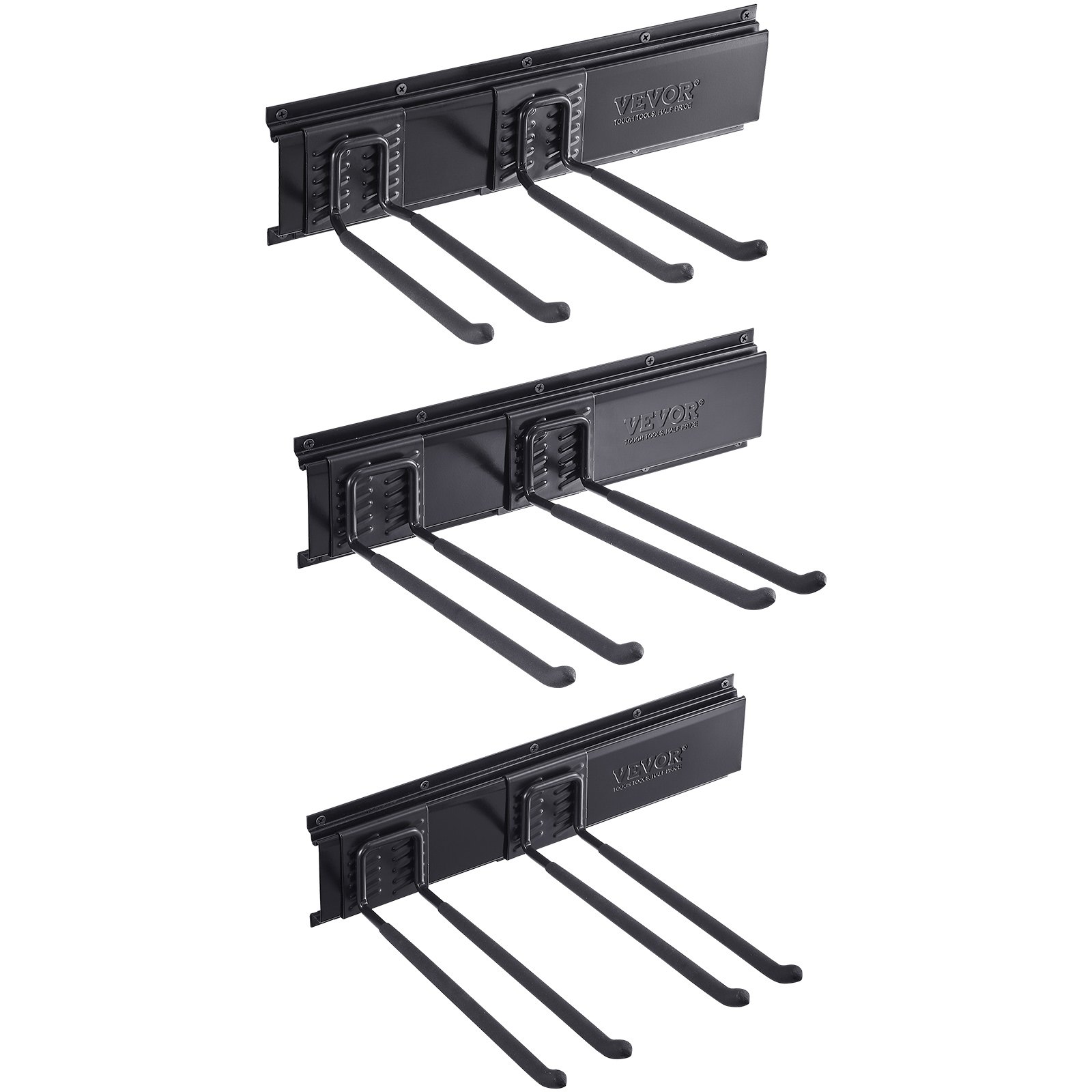 VEVOR apparaathouder 1222 x 100 x 247 mm gereedschapshouder 272 kg garage apparaathaak gereedschapshouder koolstofstaal gereedschapsrek gereedschapsopslag apparaat bar gereedschapsorganizer wandhouder