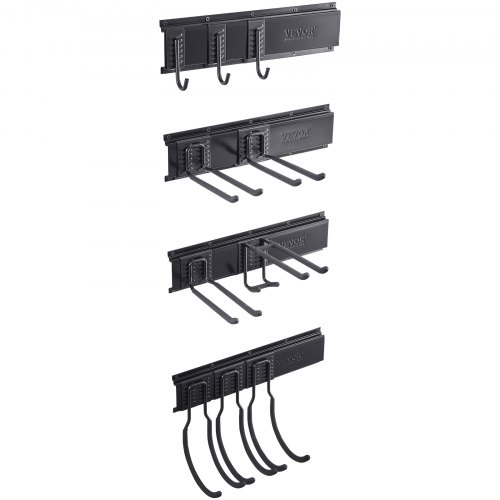 Wandgemonteerde garagehaken, 5,5 x 6,5 cm, organizer voor dweil, hark Wandgemonteerde garagehaken, 5,5 x 6,5 cm, organizer voor dweil, hark