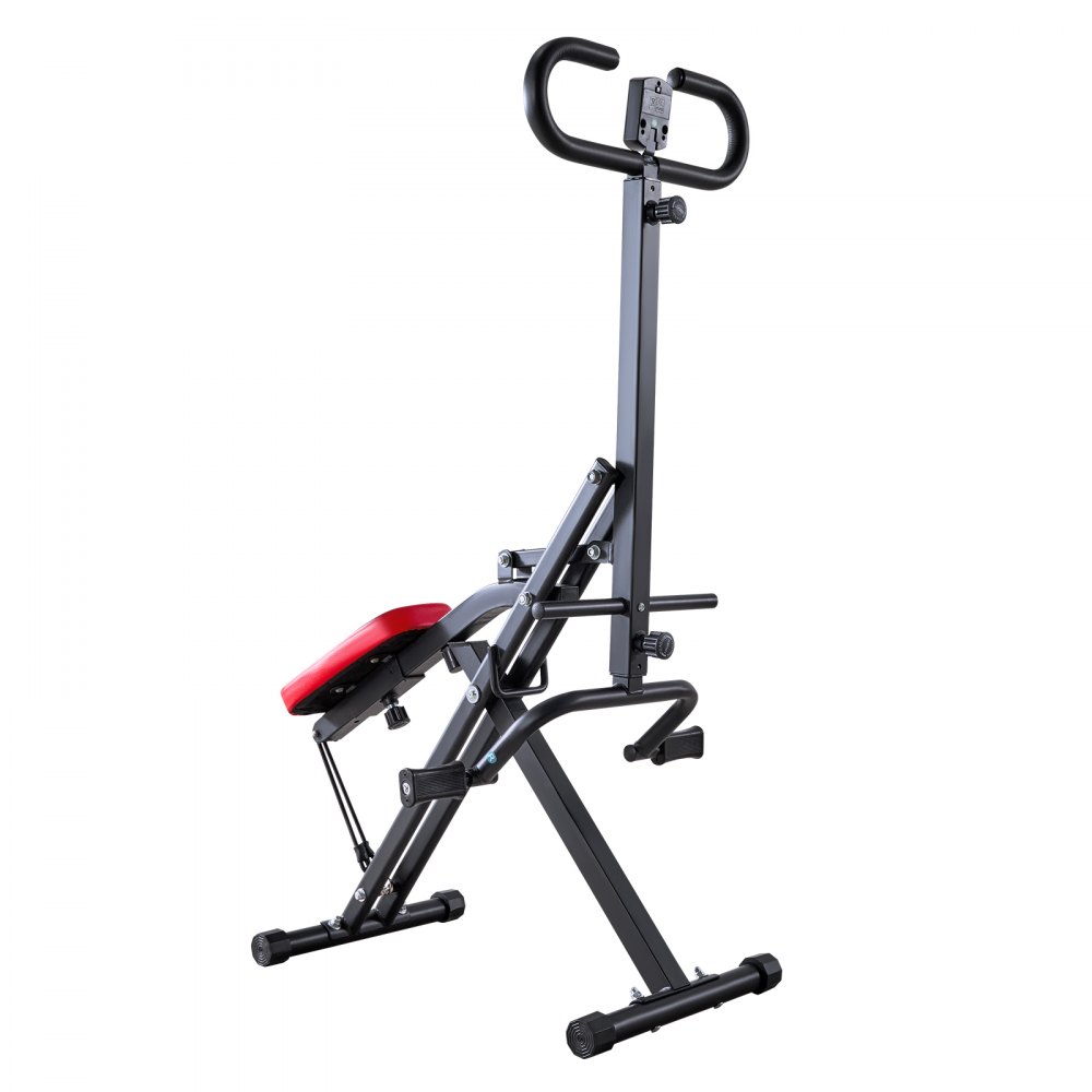 VEVOR Squat Machine voor diepe squats thuis, opvouwbaar trainingsapparaat, glute trainer met 2 zeer sterke weerstandsbanden, thuistrainingsapparaat voor bilspieren en benen, glute machine