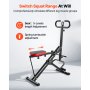 VEVOR Squat Machine voor diepe squats thuis, opvouwbaar trainingsapparaat, glute trainer met 2 zeer sterke weerstandsbanden, thuistrainingsapparaat voor bilspieren en benen, glute machine
