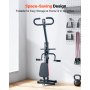 VEVOR Squat Machine voor diepe squats thuis, opvouwbaar trainingsapparaat, glute trainer met 2 zeer sterke weerstandsbanden, thuistrainingsapparaat voor bilspieren en benen, glute machine