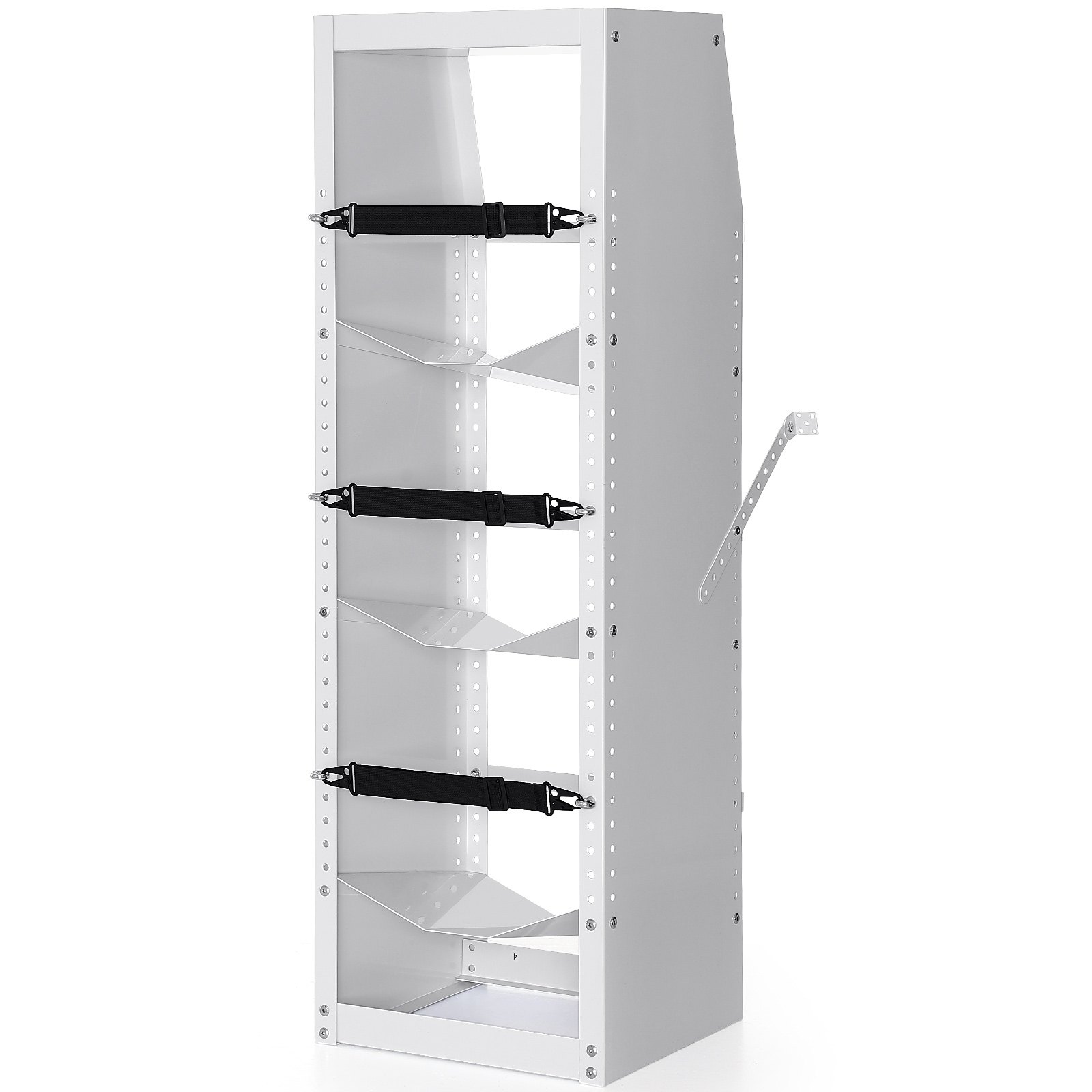 VEVOR Refrigerant Tank Rack, with 3 x 30-50lb Bottle Tanks, Cylinder Tank Rack 14.64x13.97x46.06 in, Refrigerant Cylinder Rack Gas Cylinder Racks and Holders for Freon, Gases, Oxygen, Nitrogen