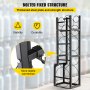 VEVOR Refrigerant Tank Rack with 1x50lb, 2x30lb and 3 Small Bottles Cylinder Tank Rack, 48.5x15x11 inch Refrigerant Cylinder Rack Gas Cylinder Racks and Holders for Gas Oxygen Nitrogen Storage
