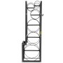 VEVOR Flessenrek 1 x 22,68 kg & 2 x 13,61 kg, Flessenrek gemaakt van duurzaam staal, corrosie- en roestbestendig, Flessenrek voor 6 personen, staande flessenrek zwart