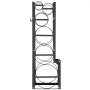 VEVOR Flessenrek 1 x 22,68 kg & 2 x 13,61 kg, Flessenrek gemaakt van duurzaam staal, corrosie- en roestbestendig, Flessenrek voor 6 personen, staande flessenrek zwart