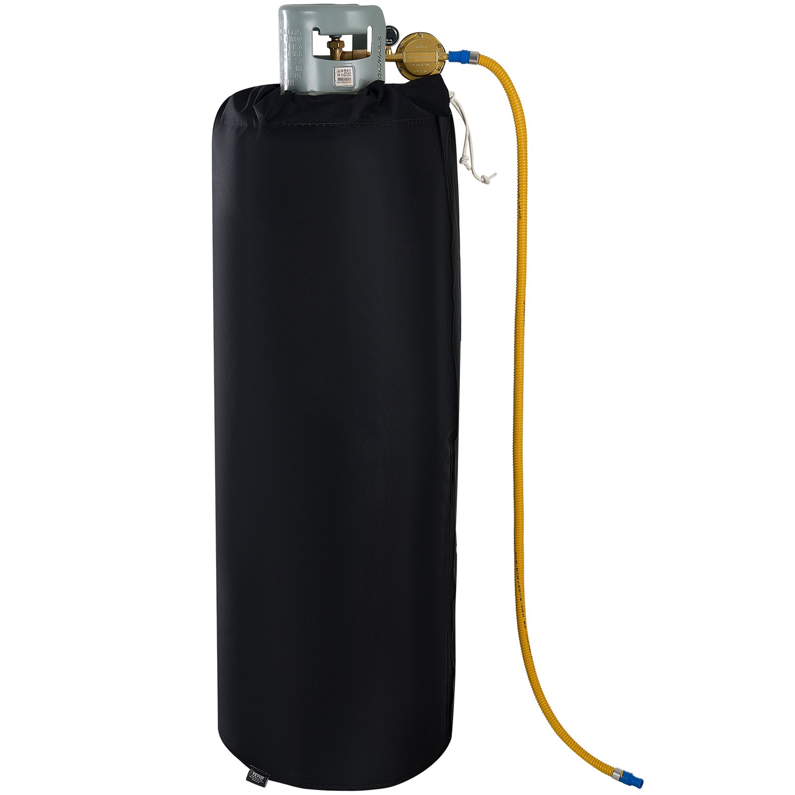 VEVOR Geïsoleerde gasflesverwarmer in bandvorm, geschikt voor gastanks van 45 kg, 280W propaanverwarmer, instelbare temperatuur van -30-30°C, duurzaam waterdicht Oxford-materiaal, CE-goedgekeurd