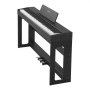 VEVOR Digitale Piano, 88 Toetsen Volledig Gewogen, Aanslaggevoelig, Elektrische Piano met Meubelstandaard, AC-adapter, Drievoudig Pedaal, Opnamefunctie, 280 Toetsen, Draadloze Verbinding, voor Beginners, Zwart