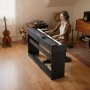 VEVOR Digitale Piano, 88 Toetsen Volledig Gewogen, Aanslaggevoelige Elektrische Piano met Meubelstandaard, Voeding, Drievoudig Pedaal, 680 Toetsen, Ondersteunt Draadloze Verbinding, Met Hoofdtelefoon, Voor Beginners