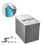 VEVOR Drop in Ice Chest, 18"L x 12"W x 15"H (455 x 305 x 385 mm) Stainless Steel Drop in Cooler, 27.1L Commercial Ice Bin with Sliding Lid for Outdoor, Drain-pipe Set Included, for Cold Wine Beer