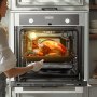 VEVOR Enkele Inbouwoven, 24" Elektrische Inbouwoven met 9 Kookfuncties, 2,68 kubieke voet Elektrische Inbouwovens, Snelle Opwarming tot 200°C in 5 minuten, 3550W Elektrische Oven met Bakrek en Bakplaat, Keuken