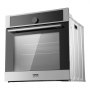VEVOR Enkele Inbouwoven, 24" Elektrische Inbouwoven met 16 Kookfuncties, 2,68 kubieke voet Elektrische Inbouwovens, Snelle Opwarming tot 200°C in 5 minuten, 3550W Elektrische Oven met Bakrek en Bakplaat, Keuken