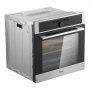VEVOR Enkele Inbouwoven, 24" Elektrische Inbouwoven met 16 Kookfuncties, 2,68 kubieke voet Elektrische Inbouwovens, Snelle Opwarming tot 200°C in 5 minuten, 3550W Elektrische Oven met Bakrek en Bakplaat, Keuken