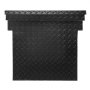 VEVOR Crossover Truck Tool Box, 69x20x18 In, Heavy Duty Aluminum Toolbox with Diamond Texture, Pick Up Truck Bed RV Trailer Toolbox, Waterproof Storage Organizer with Lock, Keys, Side Handles, Black