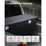 VEVOR Crossover Truck Gereedschapskist voor de laadruimte (1774 x 507 x 379 mm) Afsluitbare en waterdichte gereedschapskisten van aluminium met ruitstructuur, vrachtwagenkist voor campertrailers Zwart