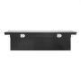 VEVOR Crossover Truck Tool Box, 72x20x14 In, Heavy Duty Aluminum Toolbox with Diamond Texture, Pick Up Truck Bed RV Trailer Toolbox, Waterproof Storage Organizer with Lock, Keys, Side Handles, Black