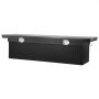 VEVOR Crossover Truck Tool Box, 71x27x18 In, Heavy Duty Aluminum Toolbox with Diamond Texture, Pick Up Truck Bed RV Trailer Toolbox, Waterproof Storage Organizer with Lock, Keys, Side Handles, Black