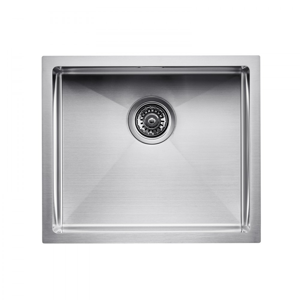 VEVOR Keuken Spoelbak Inbouw Spoelbak 50 x 43 x 19 cm Gemaakt van Roestvrij Staal Spoelbakken Onderbouw Spoelbakken, Enkele Kom met Accessoires, Huishoudelijke Spoelbak voor RV Voorbereiding Keukenbar