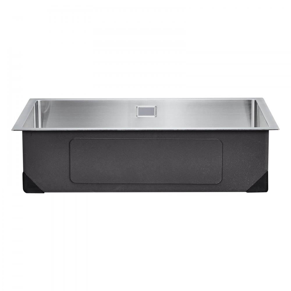 VEVOR Keuken Spoelbak Inbouw Spoelbak 50 x 43 x 19 cm Gemaakt van Roestvrij Staal Spoelbakken Onderbouw Spoelbakken, Enkele Kom met Accessoires, Huishoudelijke Spoelbak voor RV Voorbereiding Keukenbar