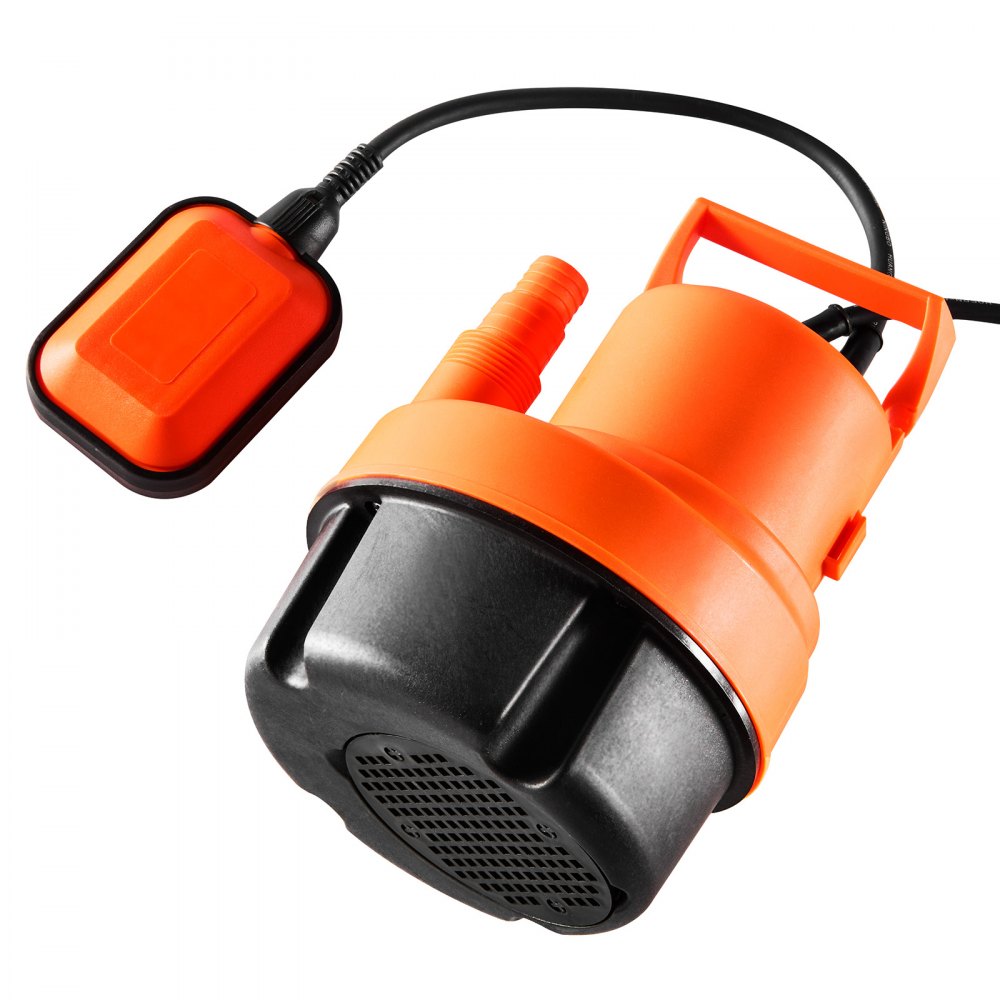 VEVOR Utility Pump, 320W, 1585 GPH High Flow, 23 ft Head, Sump Pump Submersible Water Pump Portable Utility Pump with 10 ft Long Power Cord for Draining Water from Swimming Pool Garden Pond Basement