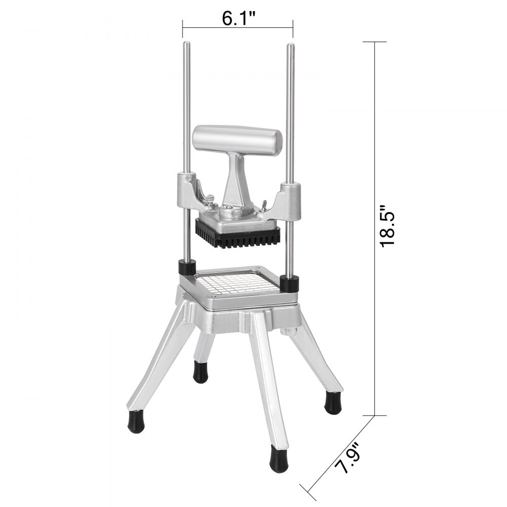 VEVOR Groentesnijderset 1 cm Multi Cutter Groente 47 x 20 x 20 cm Keukenapparatuur