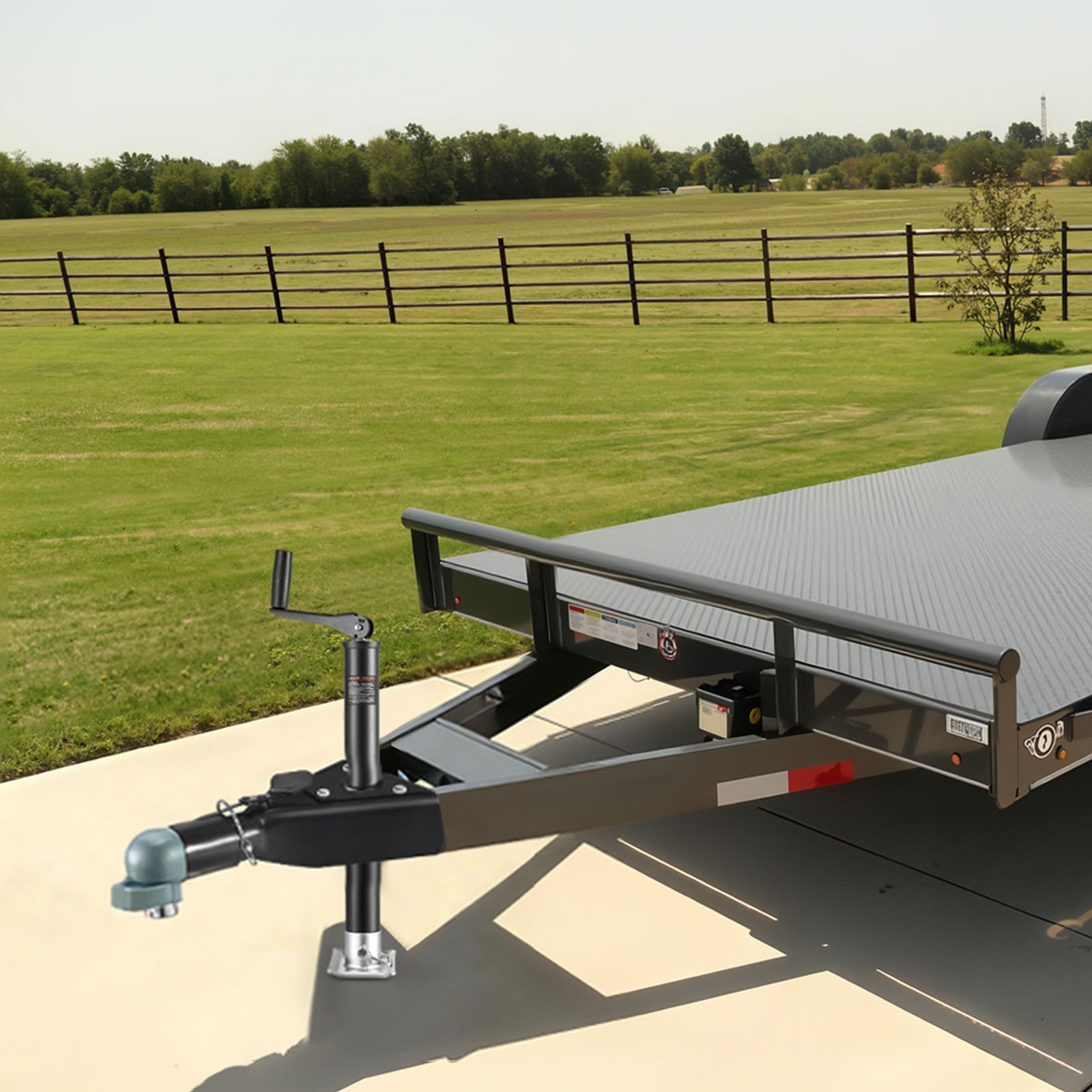 VEVOR Trailer Coupler Lock, Fits 2-5/16-Inch Cast/Bulldog Trailer Couplers, Heavy Duty Trailer Hitch Lock with 3 Keys, Corrision-resistant, Anti-Theft Coupler Ball Locks for RV, Trailer, Boat, Black