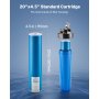 VEVOR Whole House Water Filter Replacement Cartridge, 4.5" x 20" Coconut Shell Activated Carbon KDF Filter for Whole Home Water Filtration System, Reduce Heavy Metal, Chlorine, Taste, Odor